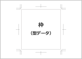 枠(型データ)のみ必要な場合