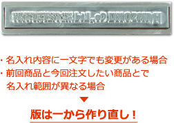 入稿データから箔押し版を作成