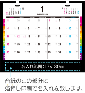 名入れ仕様について
