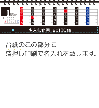 名入れ仕様について