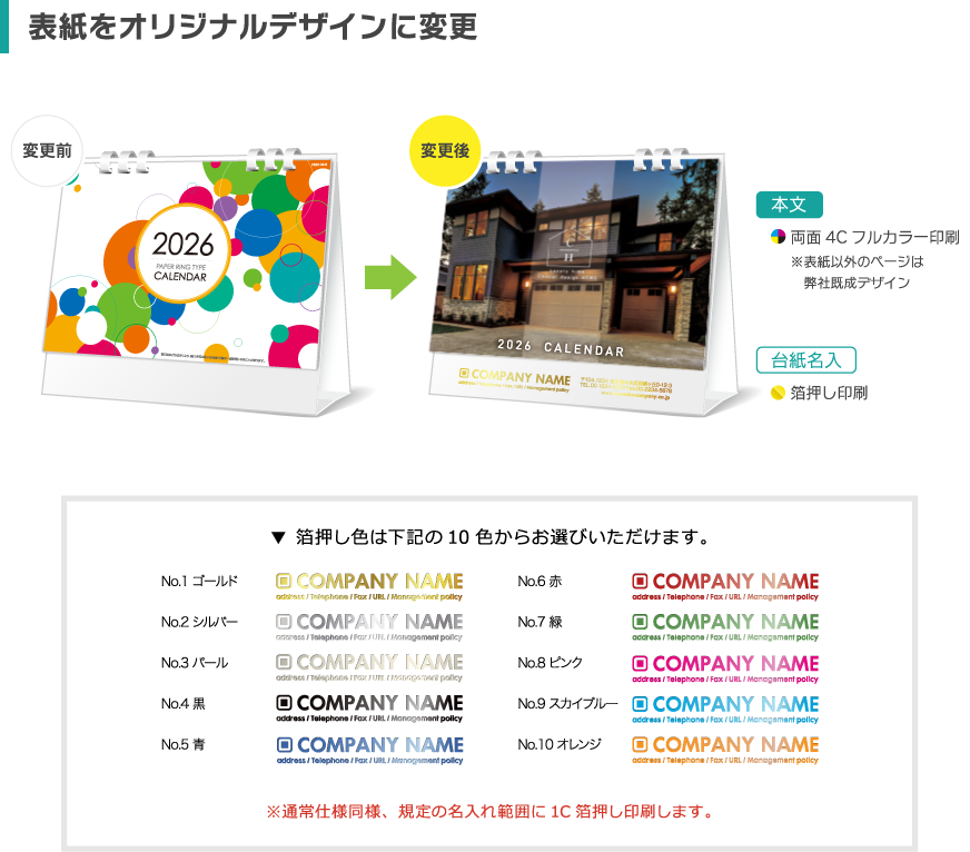 表紙を変更