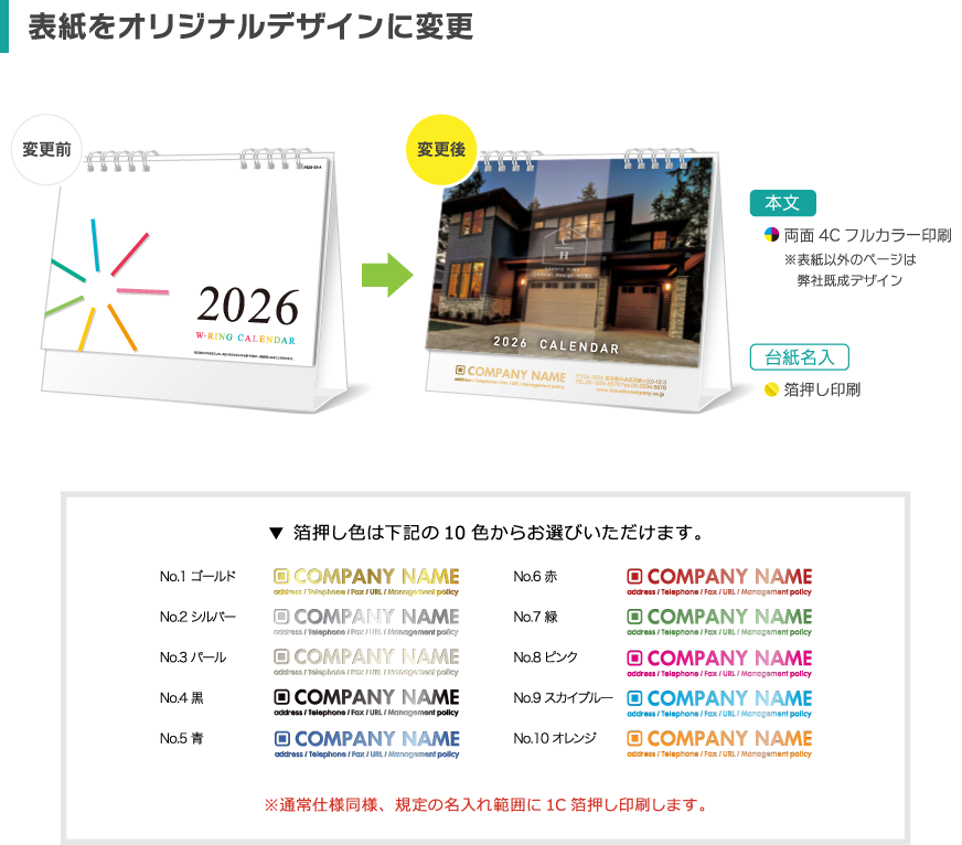 表紙を変更