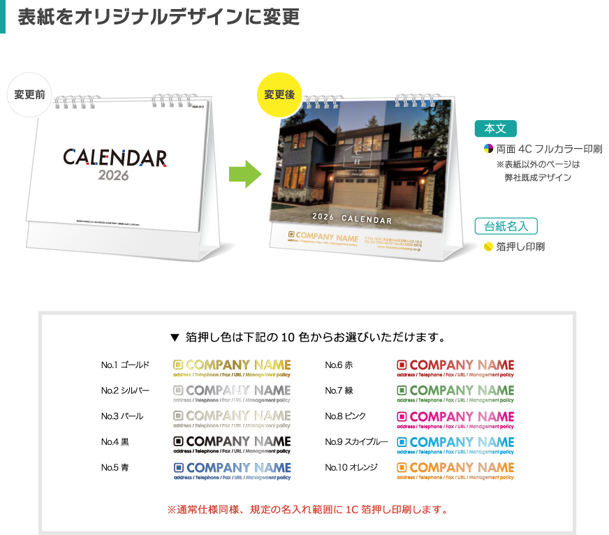表紙を変更