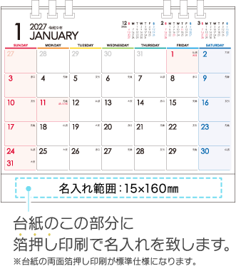 名入れ仕様について