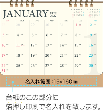 名入れ仕様について