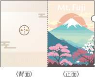 Bデザイン 4Cデータ 正面＆背面用