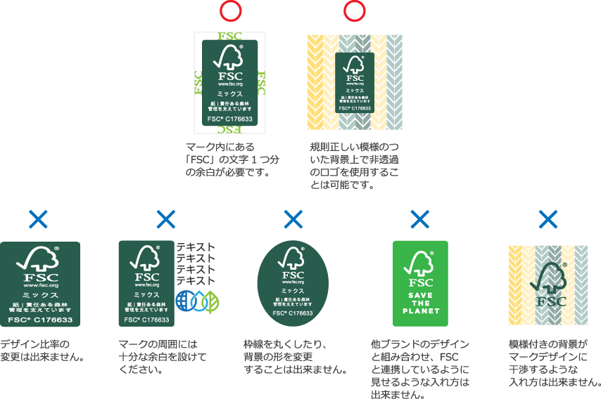 FSC®ラベル 配置・その他