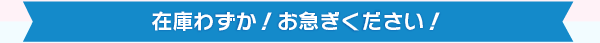 在庫わずか！お急ぎください！