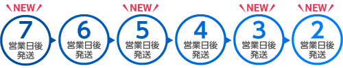 最大6コース選択可能です