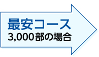 最安コース3,000部の場合