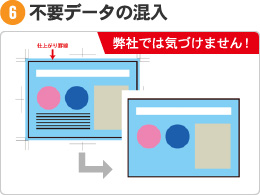 不要データの混入