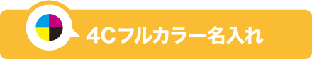 4Cフルカラー名入れ